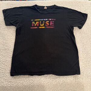 Muse T Shirt Mens S Black The Resistance Tour Concert 2010 Rock Band Tee